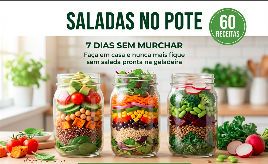 Saladas no Pote - 60 Receitas